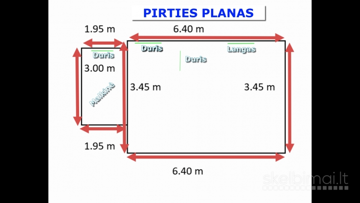 PARDUODAMAS ŽEMĖS SKYPAS SU PIRTIMI! (PIRTIS NUGRIOVIMUI.)