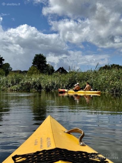 Baidarių nuoma nuostabios gamtos strėvos upe, stovyklavietė