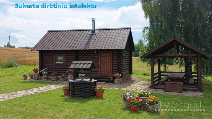 PARDUODAMAS ŽEMĖS SKLYPAS SU PIRTIMI. (PIRTIS NUGRIOVIMUI.)