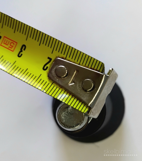 Baldų kojelė: aukštis 10cm, Ø5cm, juoda