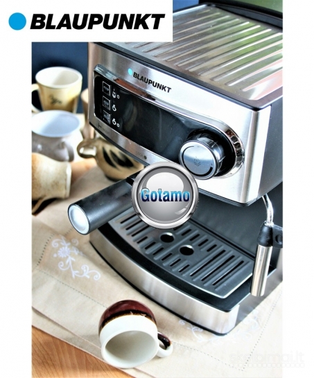 1023 Kavos aparatas Blaupunkt CMP301 – 15 Bar, 850W espresso ir kapučino