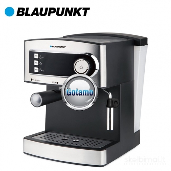 1023 Kavos aparatas Blaupunkt CMP301 – 15 Bar, 850W espresso ir kapučino