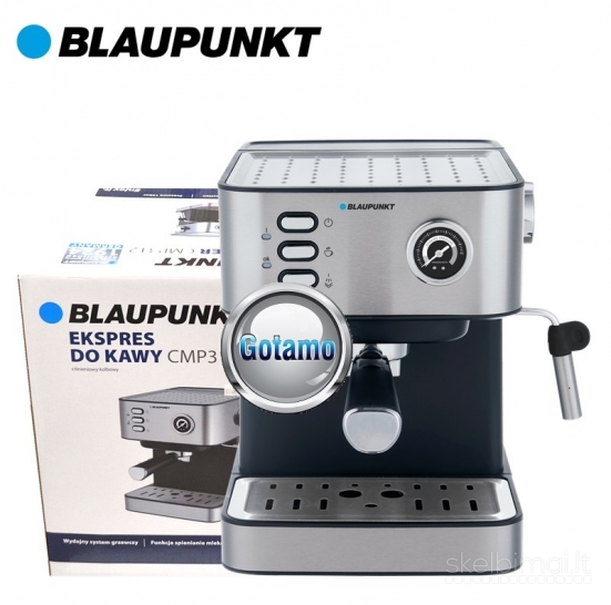 1024 Kavos aparatas Blaupunkt CMP312 – 15 Bar | Espresso, Cappuccino ir Latte