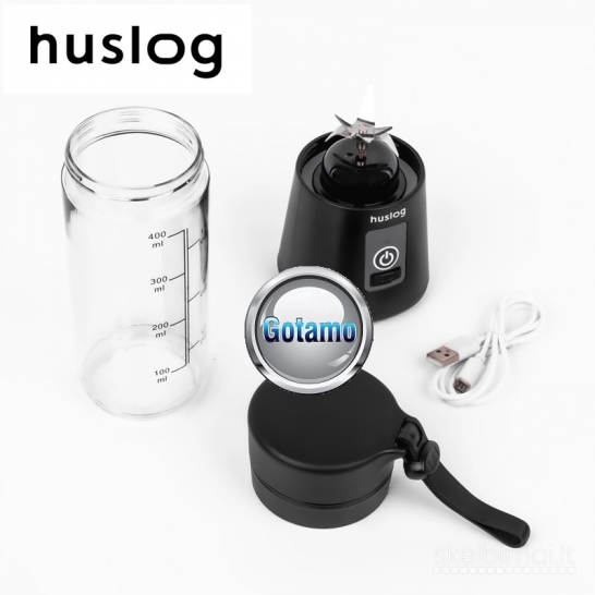 1027 Trintuvas (blenderis) belaidis Huslog EasySmooth 180W, 470ml