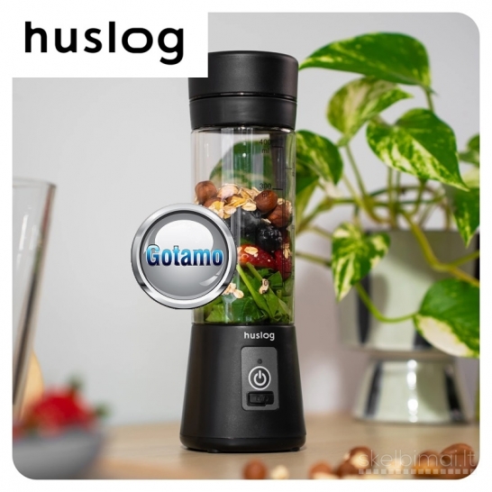 1027 Trintuvas (blenderis) belaidis Huslog EasySmooth 180W, 470ml
