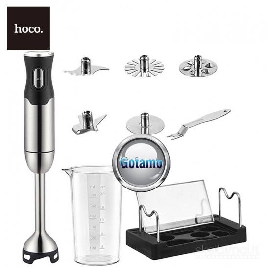 1028 Trintuvas (blenderis) Hoco HA02A 400W Stainless Steel