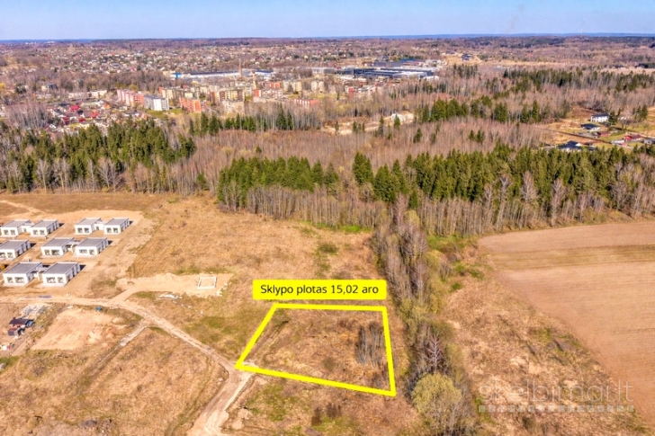 Vilniaus r. sav., Parapijoniškių k., Panoramos g., namu valdos sklypas