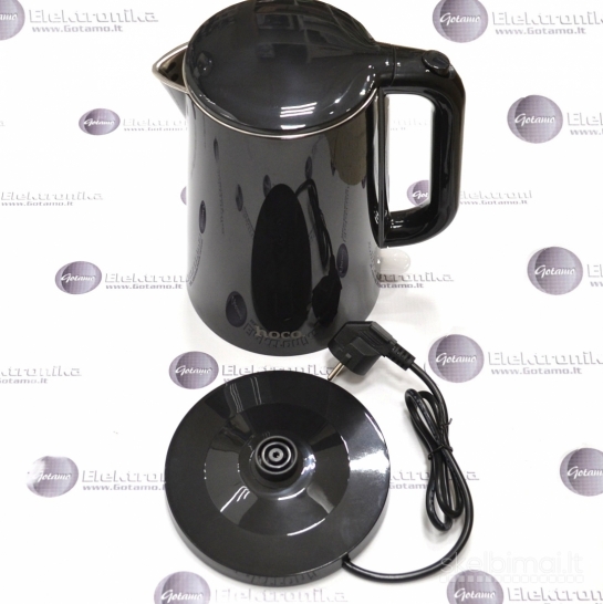 1031 Virdulys (arbatinukas) elektrinis Hoco HE11 1.7L 1800W, juodas