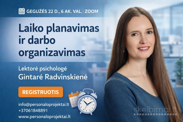 Laiko planavimas ir darbo organizavimas