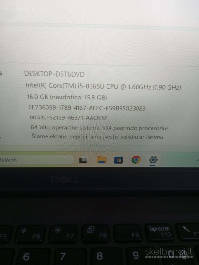 Mazai naudotas galingas Dell kompiuteris