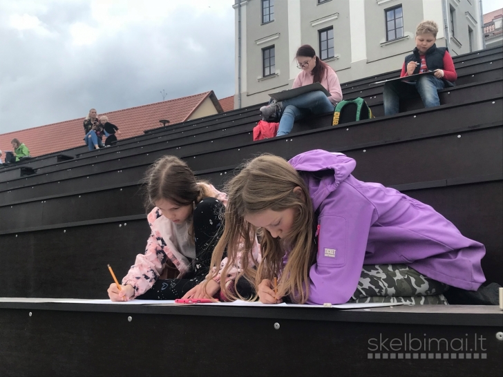 Kūrybinė vasaros stovykla "Jaunasis dailininkas" 7-14m. vaikams