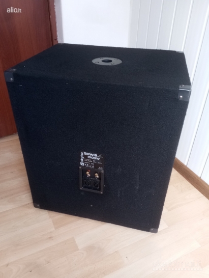 Žemų dažnių 18" colių pasyvus subas120€