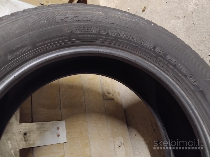 Michelin padangas 2vnt. 235x60xR18, mesos po 4,5mm
