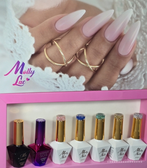Gelinio lakavimo rinkinys Molly Nails Flashing