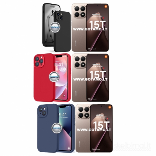 1040 B-Soft Plus dėklai nugarėlės Xiaomi 15T WWW.GOTAMO.LT