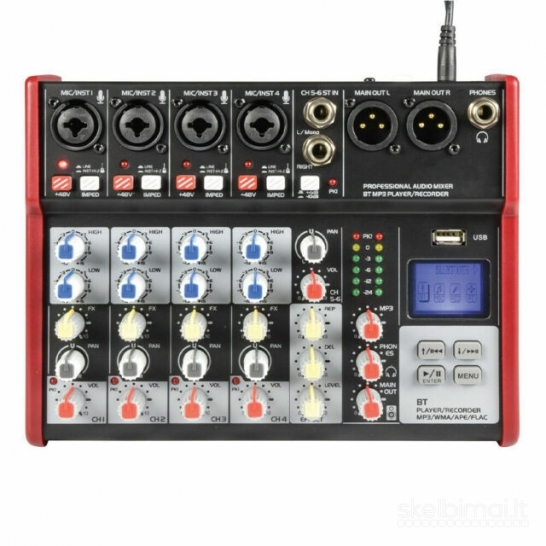 Citronic CSM-6 KOMPAKTIŠKAS MIKŠERINIS PULTAS
