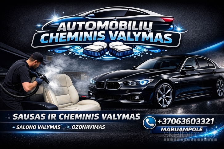 Automobilių sausas ir cheminis valymas
