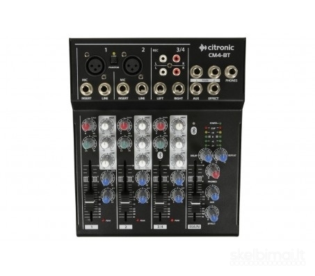 Citronic CM4-BT Miškerinis Pultas su Bleutooth