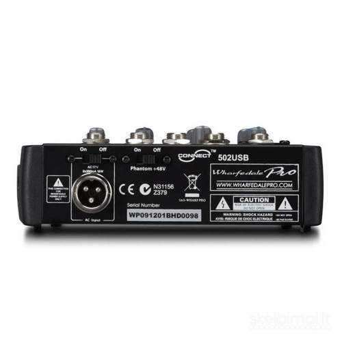 WHARFEDALE PRO Connect 502USB Mikseris LED displėjus