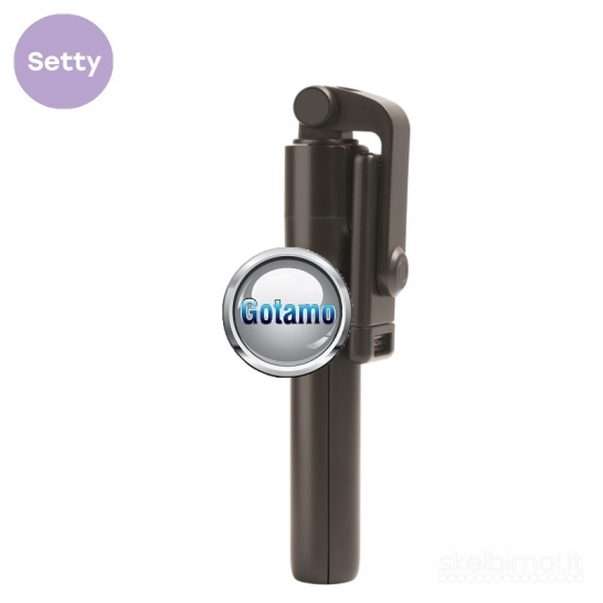 1042 Trikojis stovas asmenukių (selfie) lazda Setty Bluetooth WWW.GOTAMO.LT