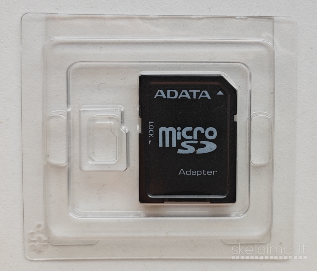 Atminties kortelės (Micro Sd), adapteris į Sd