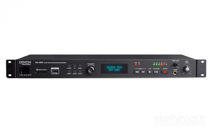 Denon Pro DN300RMKII Montuojamas SD/USB Garso Įrašymo įrenginys