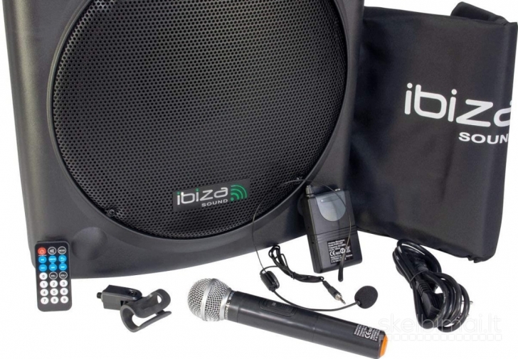 IBIZA Sound PORT15VHF-BT portabili garso kolonėlė