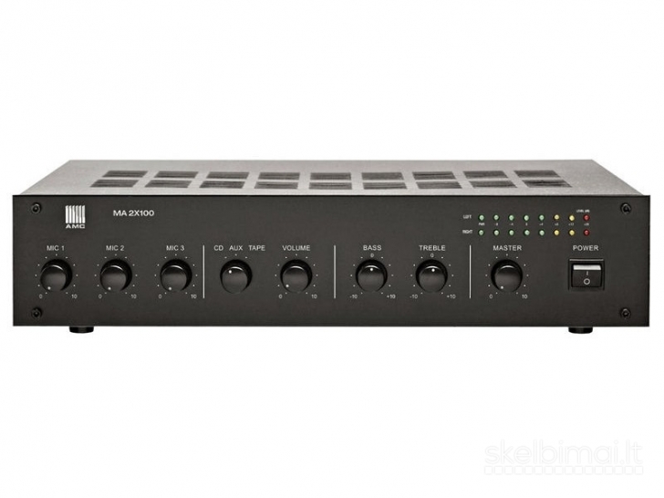AMC MA 2x100 stereo stiprintuvas - mikšeris