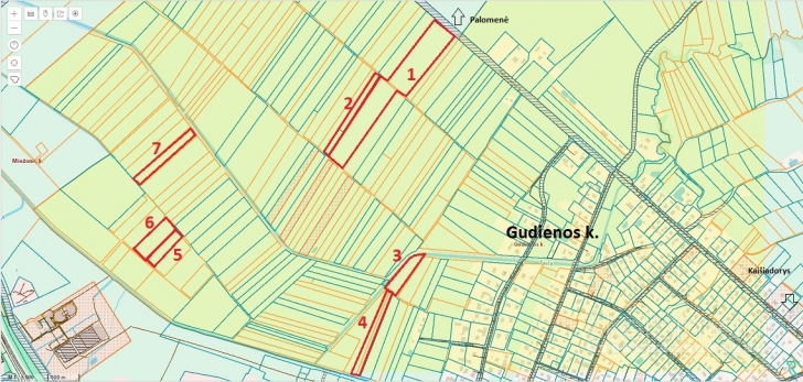 Parduodama žemė Gudienos km., Kaišiadorių r.
