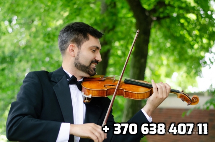 SMUIKININKAS VILNIUJE, SMUIKO MUZIKA VESTUVĖMS, KRIKŠTYNOMS, APEIGOMS