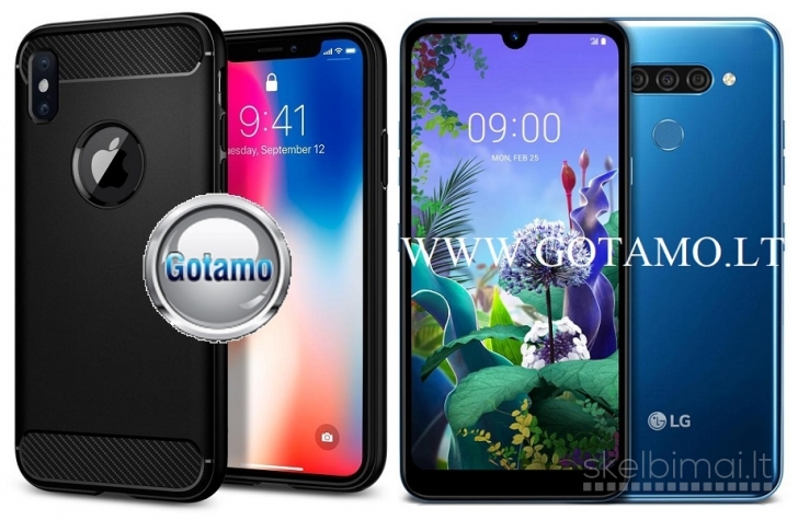 1071 Siege dėklas nugarėlė LG K50 / LG Q60 WWW.GOTAMO.LT