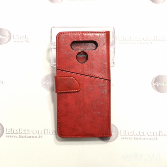 1073 Turtle tvirtas dėklas-knygelė LG K50 / LG Q60 WWW.GOTAMO.LT