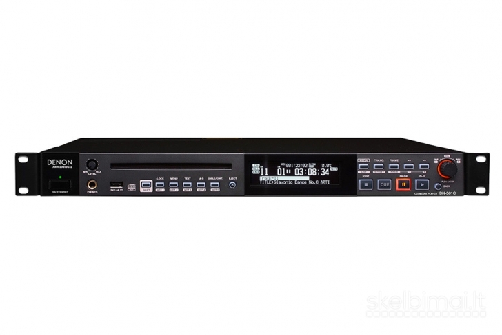 Denon Pro DN-501C CD-Media Grotuvas su skaitmeniniai audio išėjimais