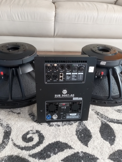 Profesonalus 4000W RMS Projektas Subwoofer 2x21" su RCF-9007AS, Alytaus