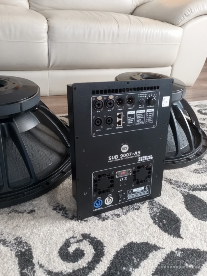 Profesonalus 4000W RMS Projektas Subwoofer 2x21" su RCF-9007AS, Alytaus