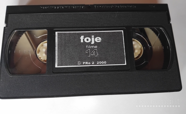 FOJE audio kasetės 6 albumai + Vhs Foje filmas "14"