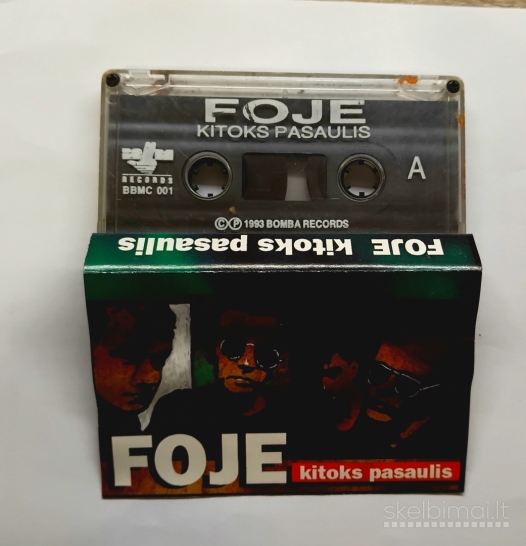 FOJE audio kasetės 6 albumai + Vhs Foje filmas "14"