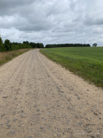 Šalia Mažeikiu prie tvenkinių 6,57ha žemės sklypas.