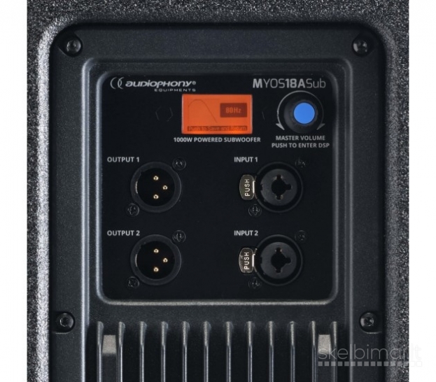 Audiophony MYOS18ASUB, aktyvi žemų dažnių kolonėlė