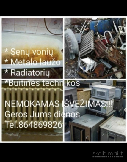 Nemokamas metalo išvežimas 