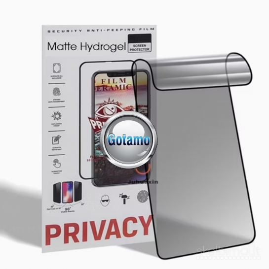 1082 Apsauginis matinis privatumo stiklas Samsung Galaxy A57 – Lankstus 9H