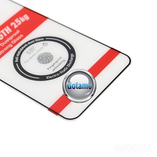 1083 Apsauginis stiklas Samsung Galaxy S26 – 25KG Ultra Strong Finger Unlock