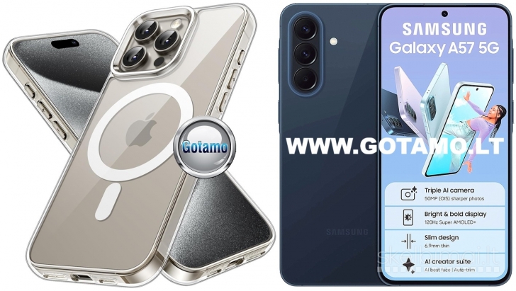 1093 MagSafe Jelly dėklas nugarėlė Samsung Galaxy A57 WWW.GOTAMO.LT