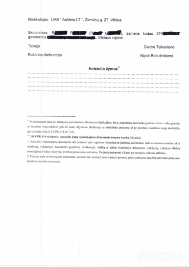 Parduodamos priteistos reikalavimo teisės