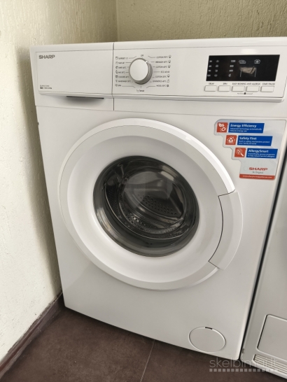 Skalbimo mašina Sharp Eshfa6122wdee