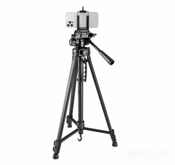 Trikojis stovas fotoaparatui ir telefonui „143“