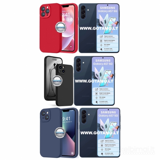 1101 B-Soft Plus dėklai nugarėlės Samsung Galaxy A57 WWW.GOTAMO.LT