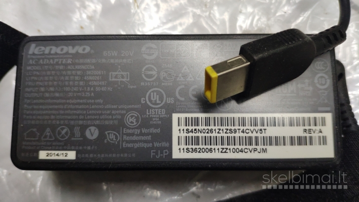 45, 65 ir 90w pakrovėjai Lenovo