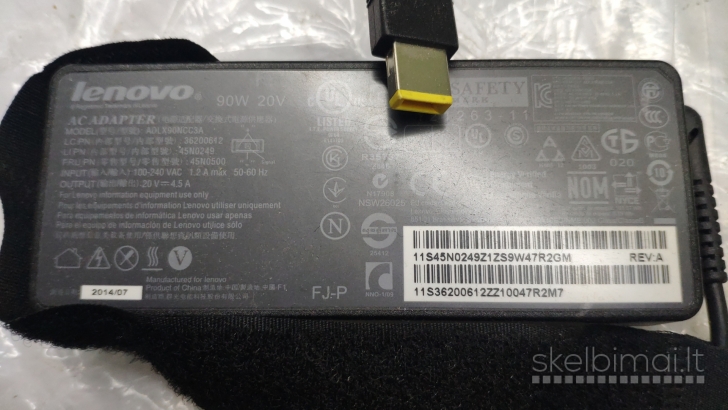 45, 65 ir 90w pakrovėjai Lenovo