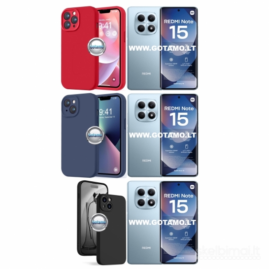 1105 B-Soft Plus dėklai nugarėlės Xiaomi Redmi Note 15 4G / 15 5G / Poco M8 5G